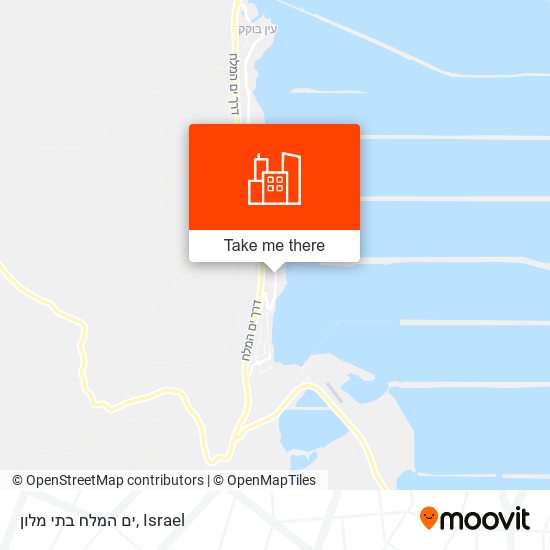 ים המלח בתי מלון map