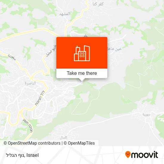 Карта נוף הגליל