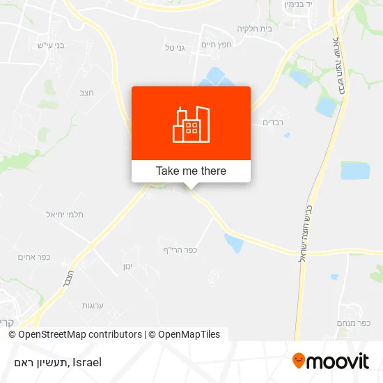 Карта תעשיון ראם