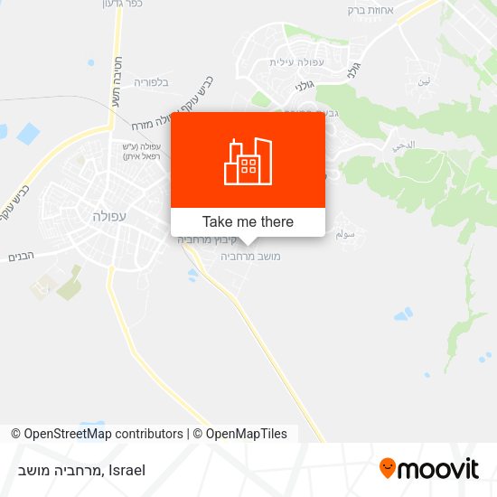 מרחביה מושב map