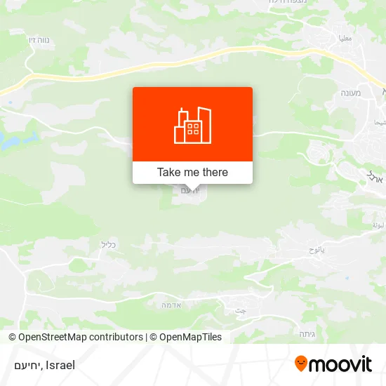 Карта יחיעם