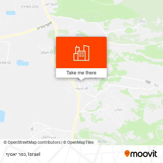 Карта כפר יאסיף