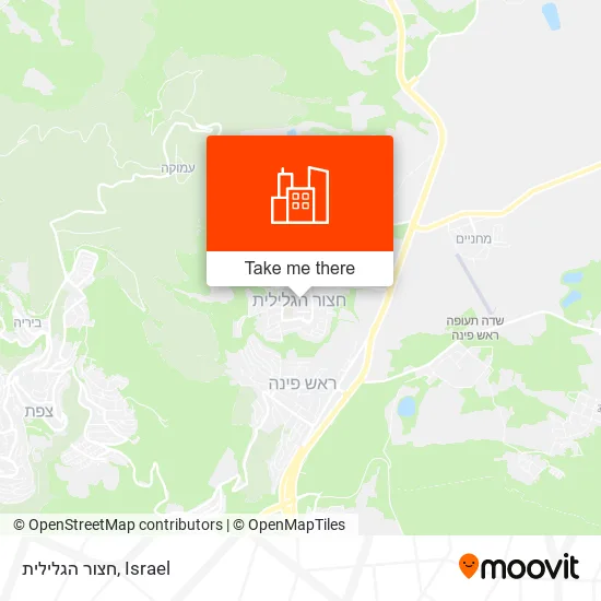 Карта חצור הגלילית