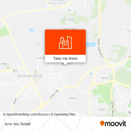 Карта כפר פינס