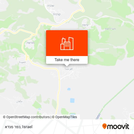 Карта כפר מנדא