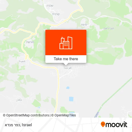כפר מנדא map