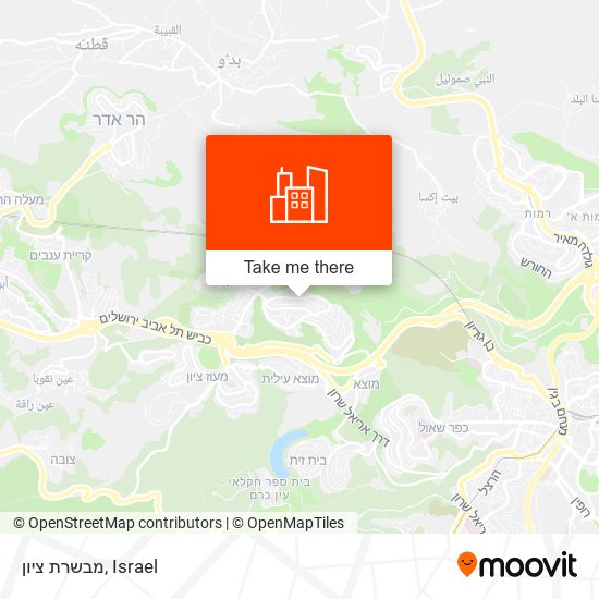 מבשרת ציון map