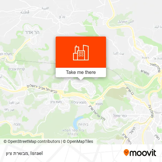 Карта מבשרת ציון