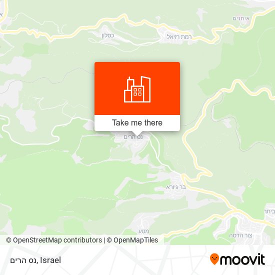 נס הרים map