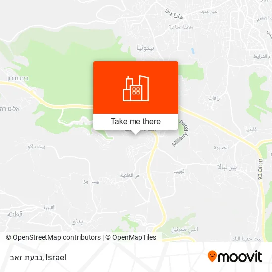 Карта גבעת זאב