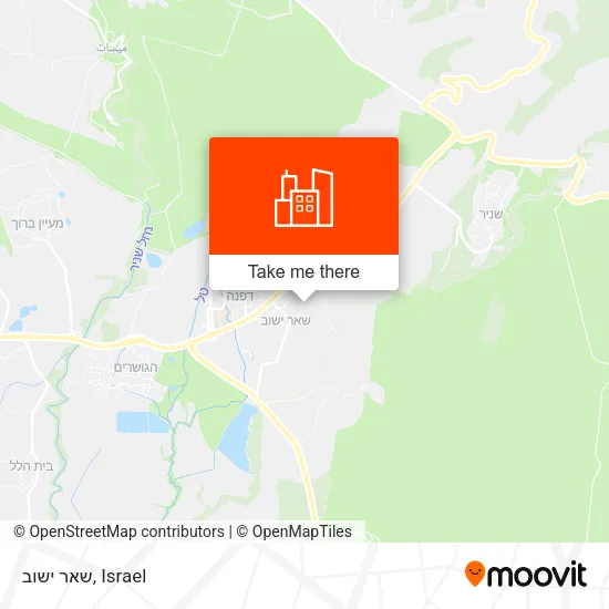 Карта שאר ישוב