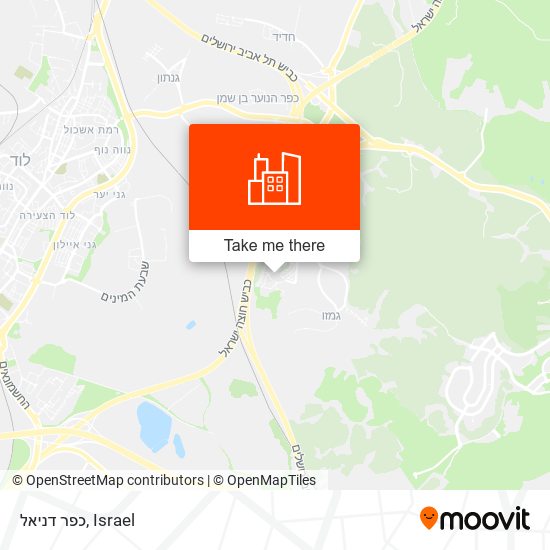 Карта כפר דניאל