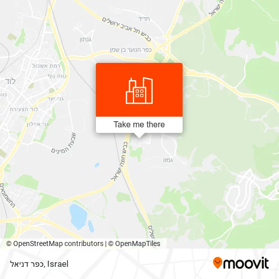 Карта כפר דניאל