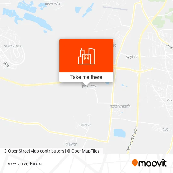 Карта שדה יצחק
