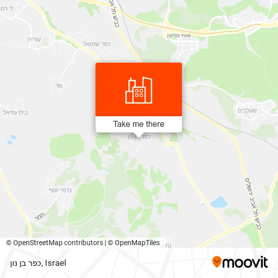 כפר בן נון map