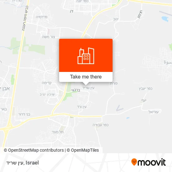 Карта עין שריד