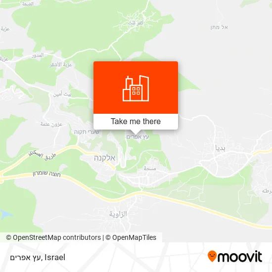 Карта עץ אפרים