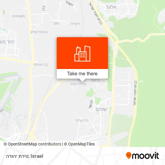 Карта טירת יהודה