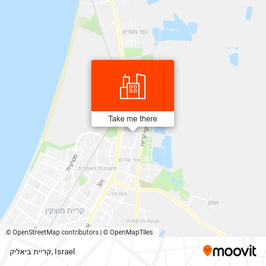 קריית ביאליק map