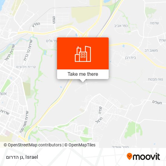גן הדרום map