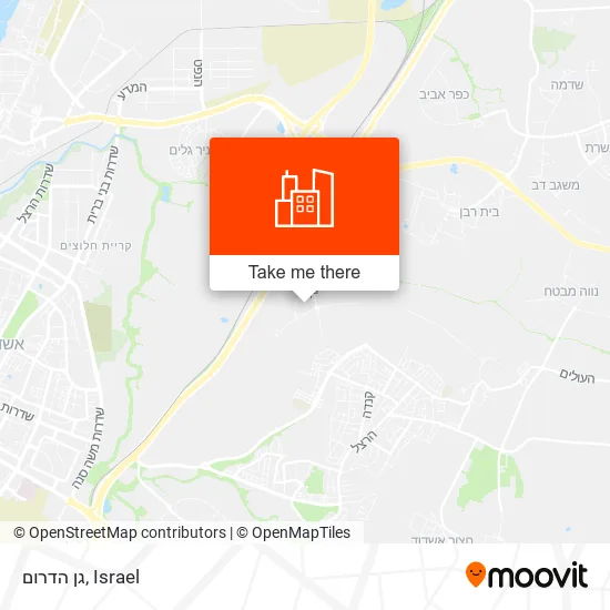 גן הדרום map