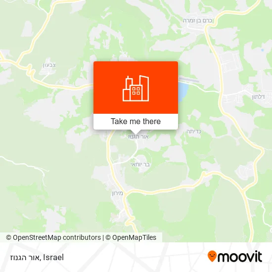 אור הגנוז map