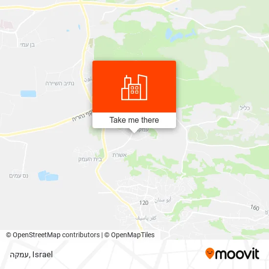 עמקה map