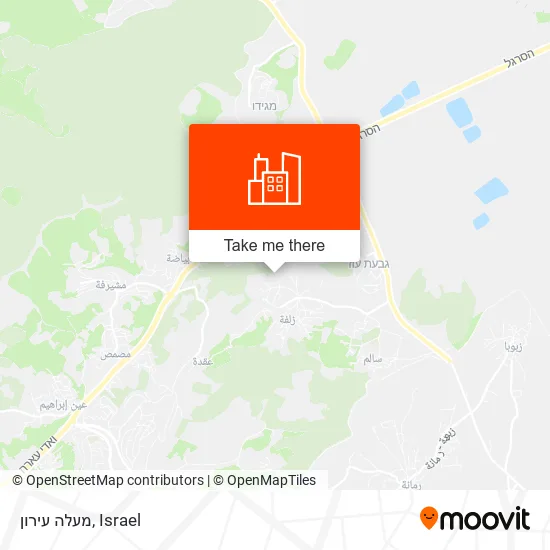 Карта מעלה עירון