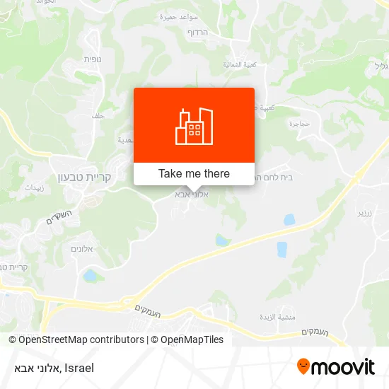 Карта אלוני אבא