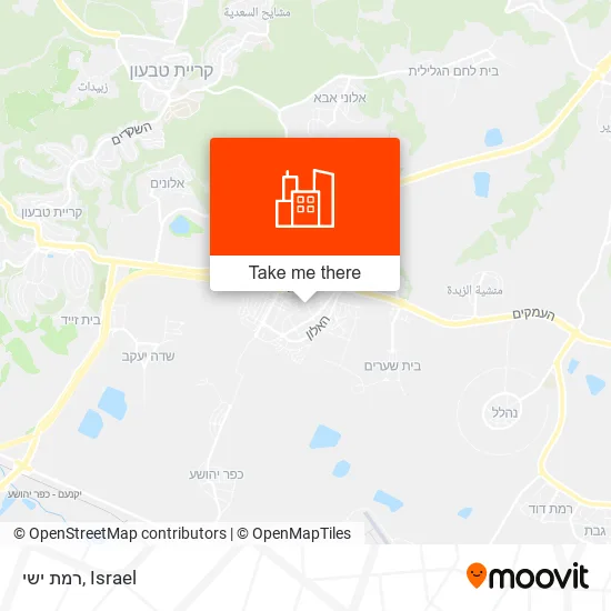 Карта רמת ישי
