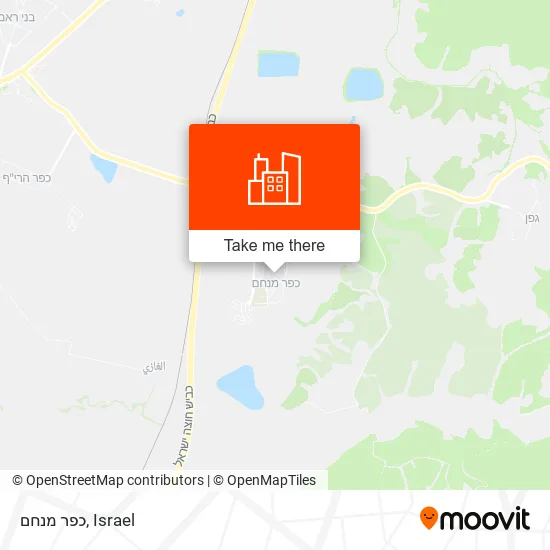כפר מנחם map