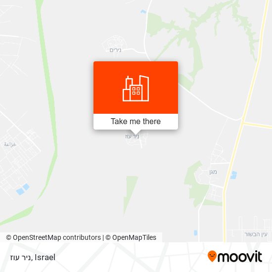 Карта ניר עוז
