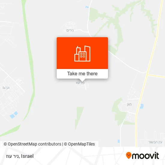 Карта ניר עוז