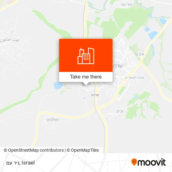 Карта ניר עם