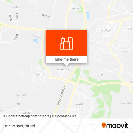 Карта שער אפרים