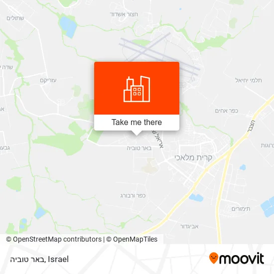 Карта באר טוביה