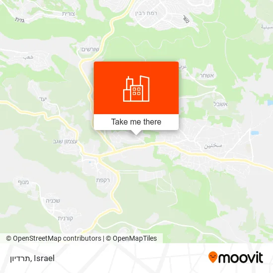 תרדיון map