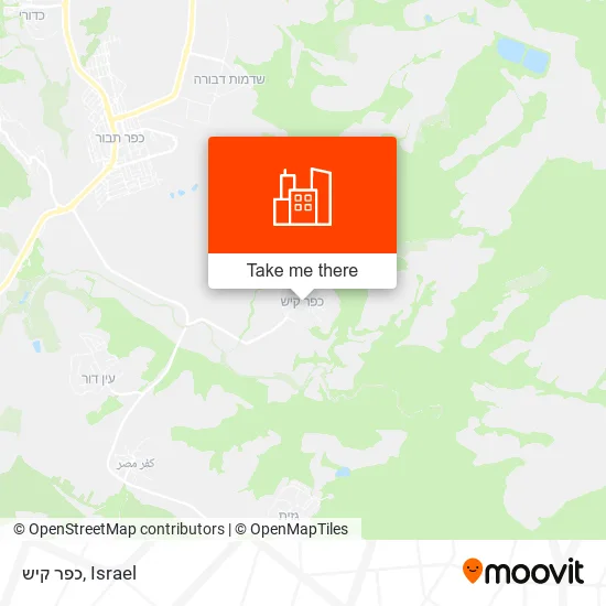Карта כפר קיש