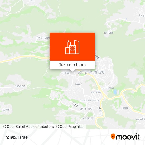 Карта מעונה