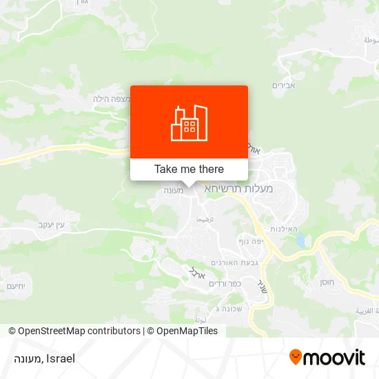 מעונה map