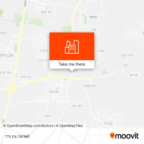 עין ורד map