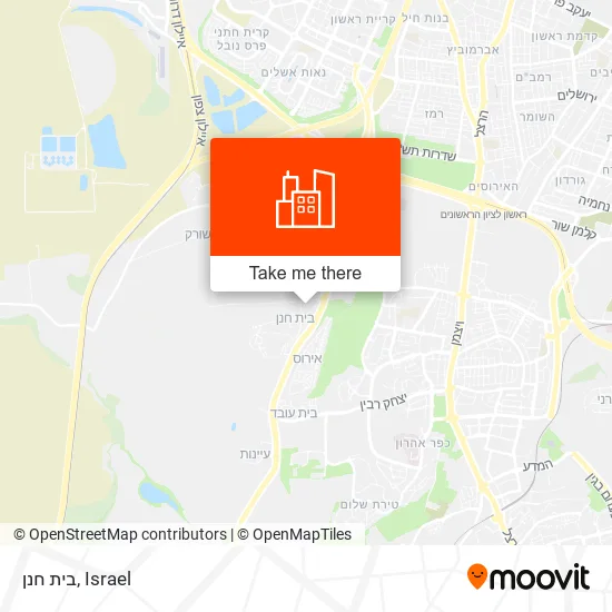 Карта בית חנן