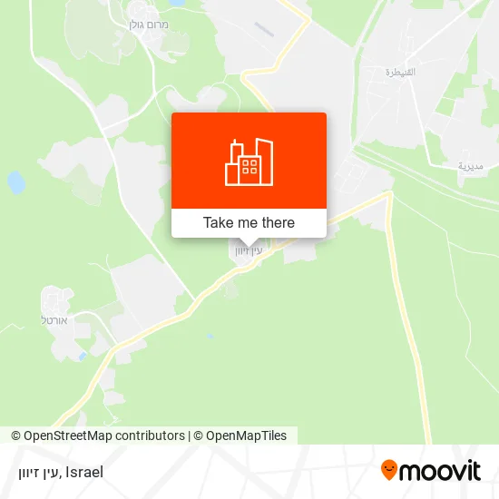 Карта עין זיוון