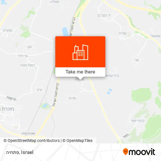 Карта פתחיה
