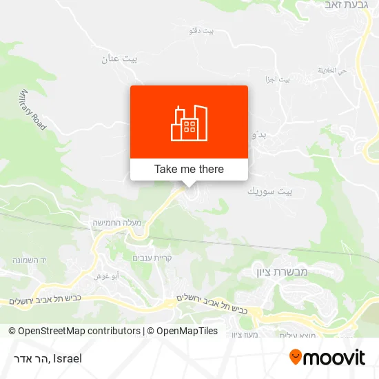 Карта הר אדר
