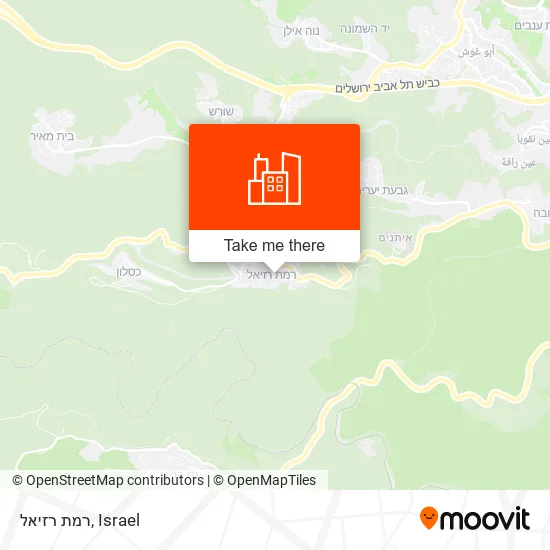 רמת רזיאל map