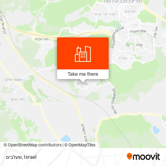 Карта שעלבים