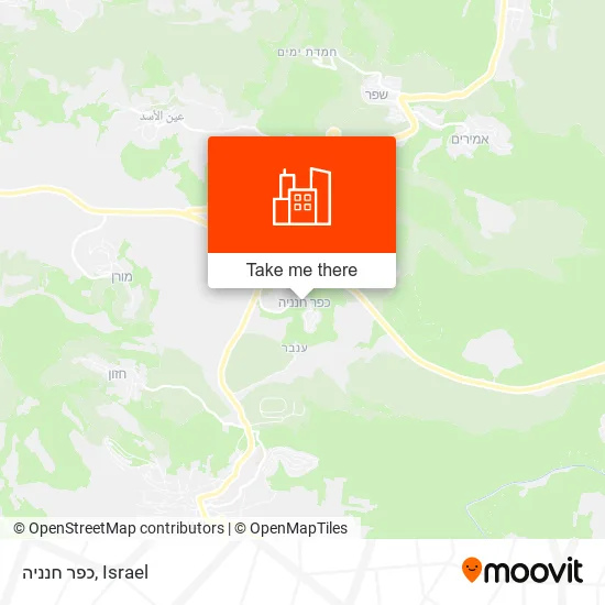Карта כפר חנניה