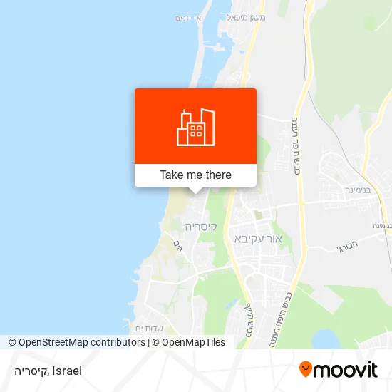 Карта קיסריה