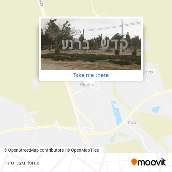 Карта ניצני סיני